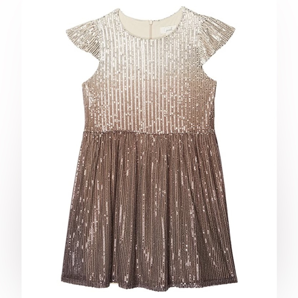 Peek Kids Ombre Sequin dress